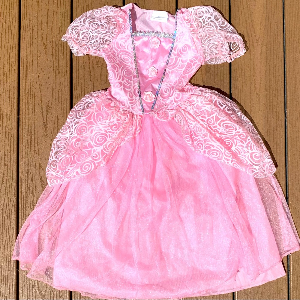EXQUISITE LITTLE GIRL PRINCESS GOWN ONE SIZE 3+